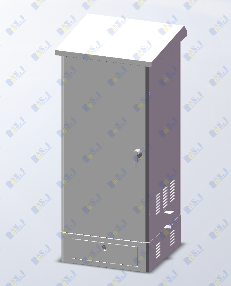 Floor-Standing Distribution Cabinet Enclosure Installation