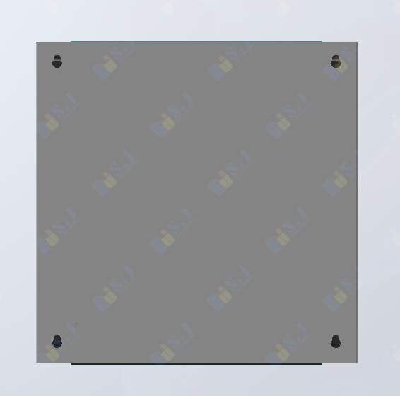 Wall-Mounted Electrical Enclosure Front View
