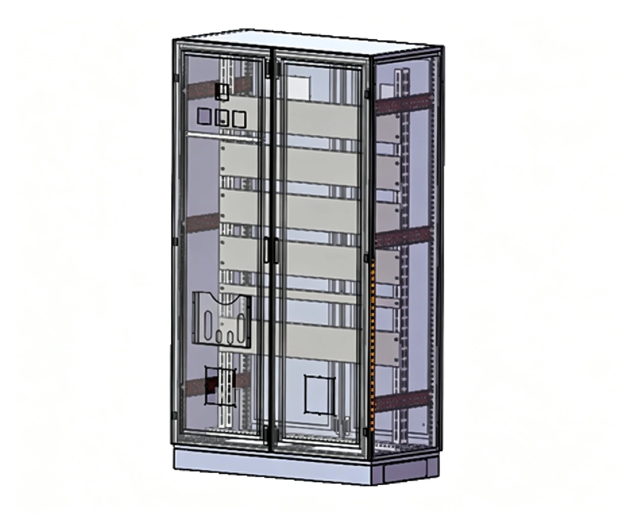 Double Door Enclosure With File Pocket