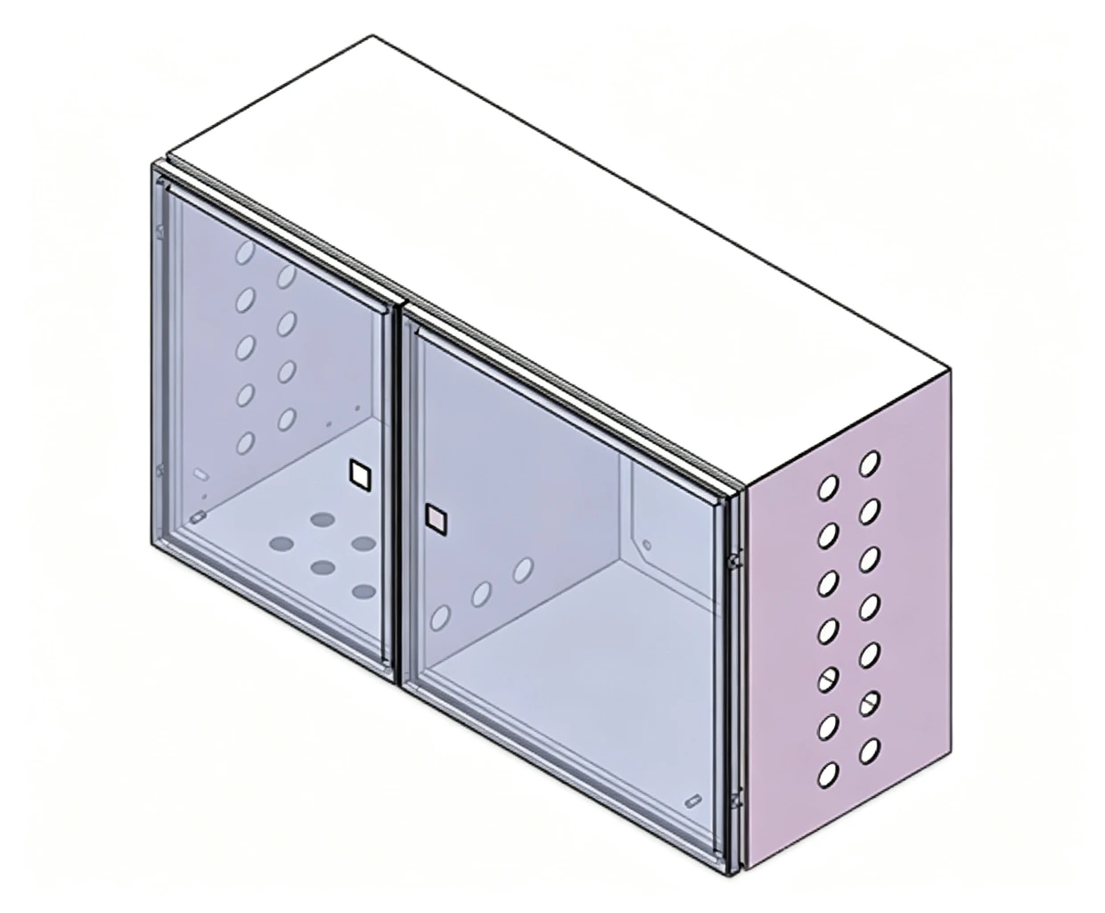 Double Door Hinged Enclosure